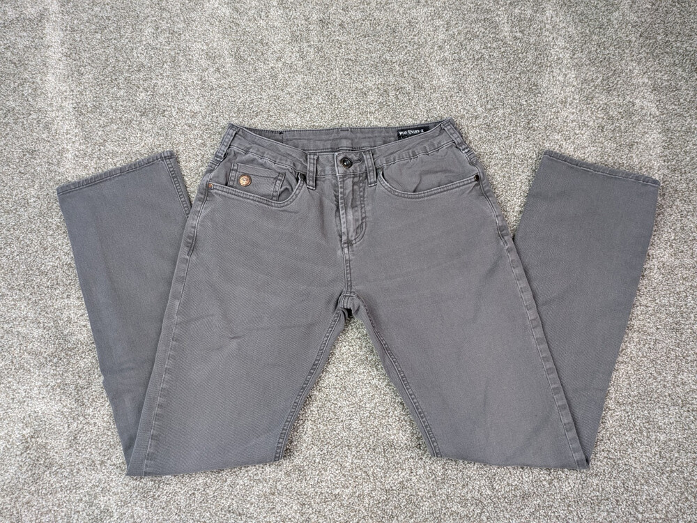 Buffalo Jeans Mens 30x32 Gray Evan X Slim Stretch David Bitton